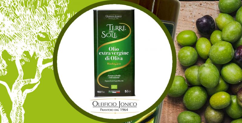  Offerta acquista online litri Olio extravergine Oliva Biologico italiano lattina 5  - Oleificio Jonico